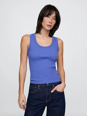 Rib Scoop Tank Top