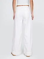 Mid Rise Cargo Baggy Jeans