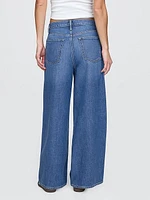 Mid Rise UltraSoft Crop Baggy Jeans