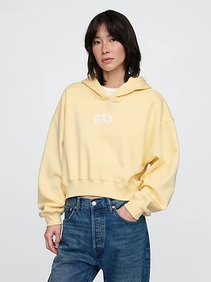 Vintage Soft Arch Logo Cropped Hoodie