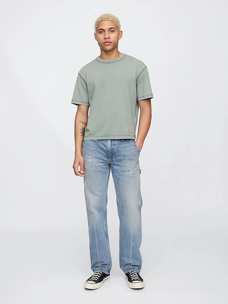 Rigid Straight Carpenter Jeans