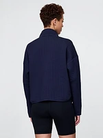 GapFit Quilted Jacquard Jacket