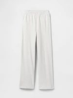 Seamed Wide-Leg Sweatpants