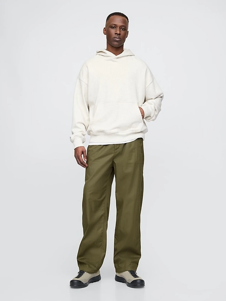 Twill Parachute Baggy Pants