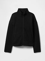 GapFit Quilted Jacquard Jacket