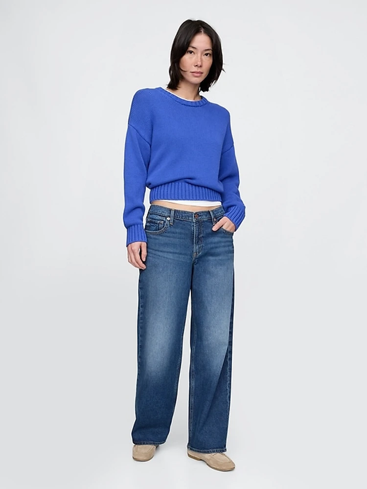 Low Rise '90s Loose Jeans