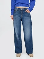 Low Rise '90s Loose Jeans