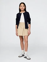 Kids Organic Cotton Uniform Cardigan