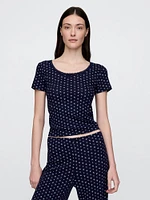 Pointelle PJ Top