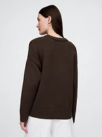 100% Cotton Oversized Boyfriend Sweater