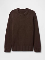 100% Cotton Oversized Boyfriend Sweater