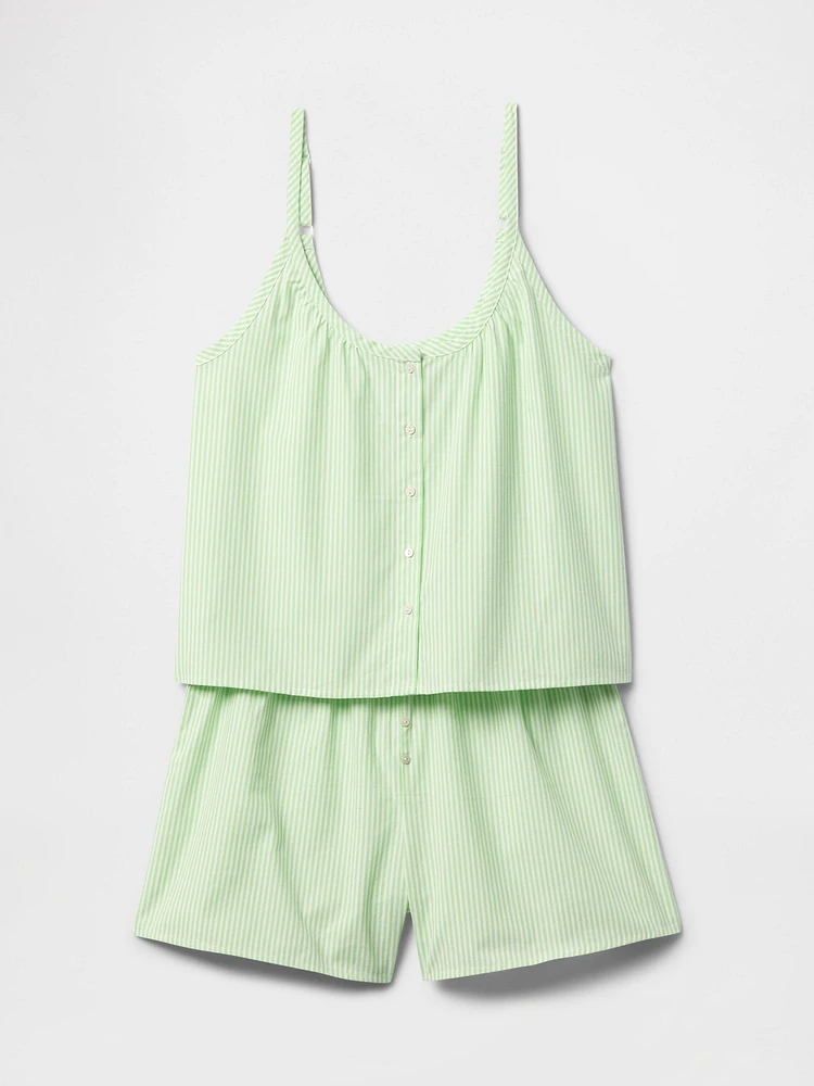 Poplin PJ Short Set