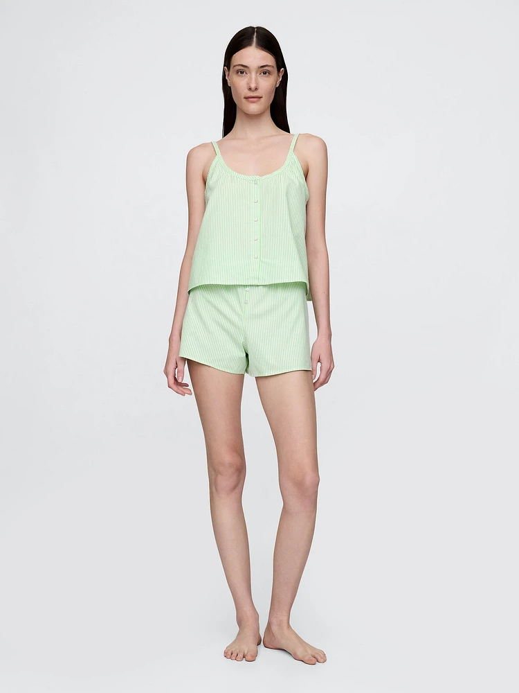Poplin PJ Short Set