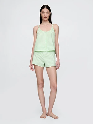 Poplin PJ Short Set