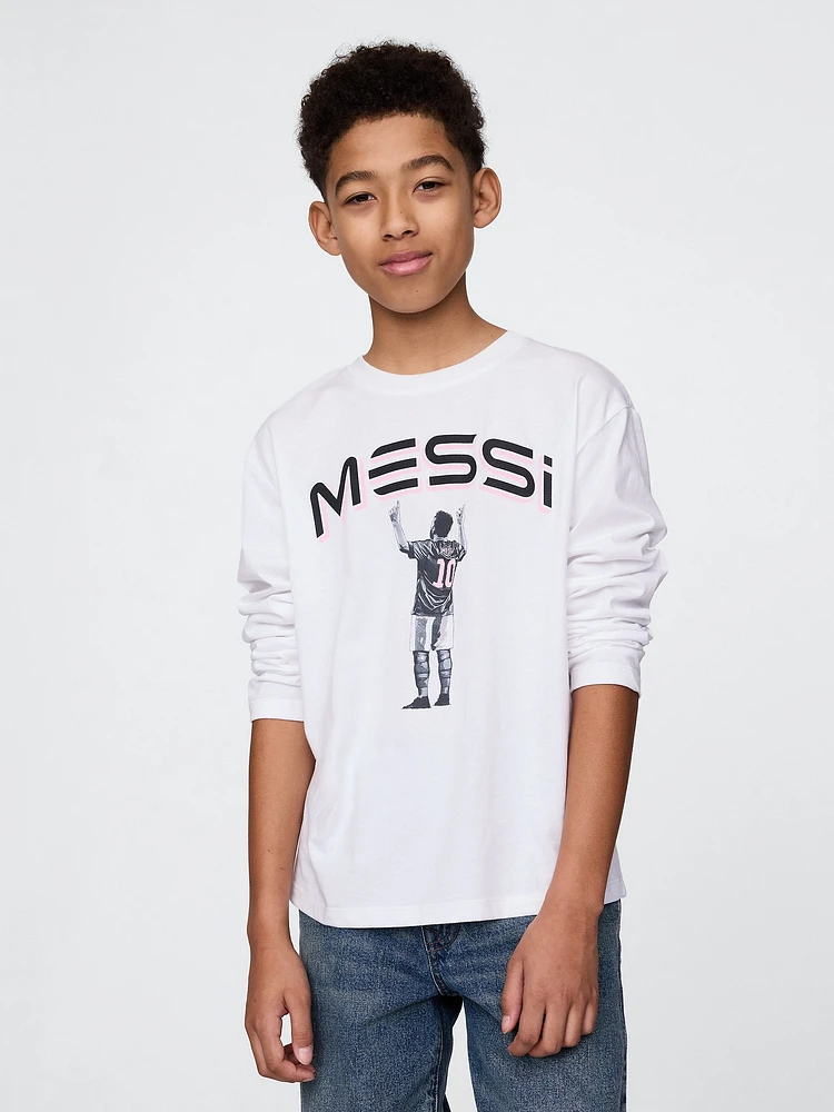 Kids Messi Graphic T-Shirt