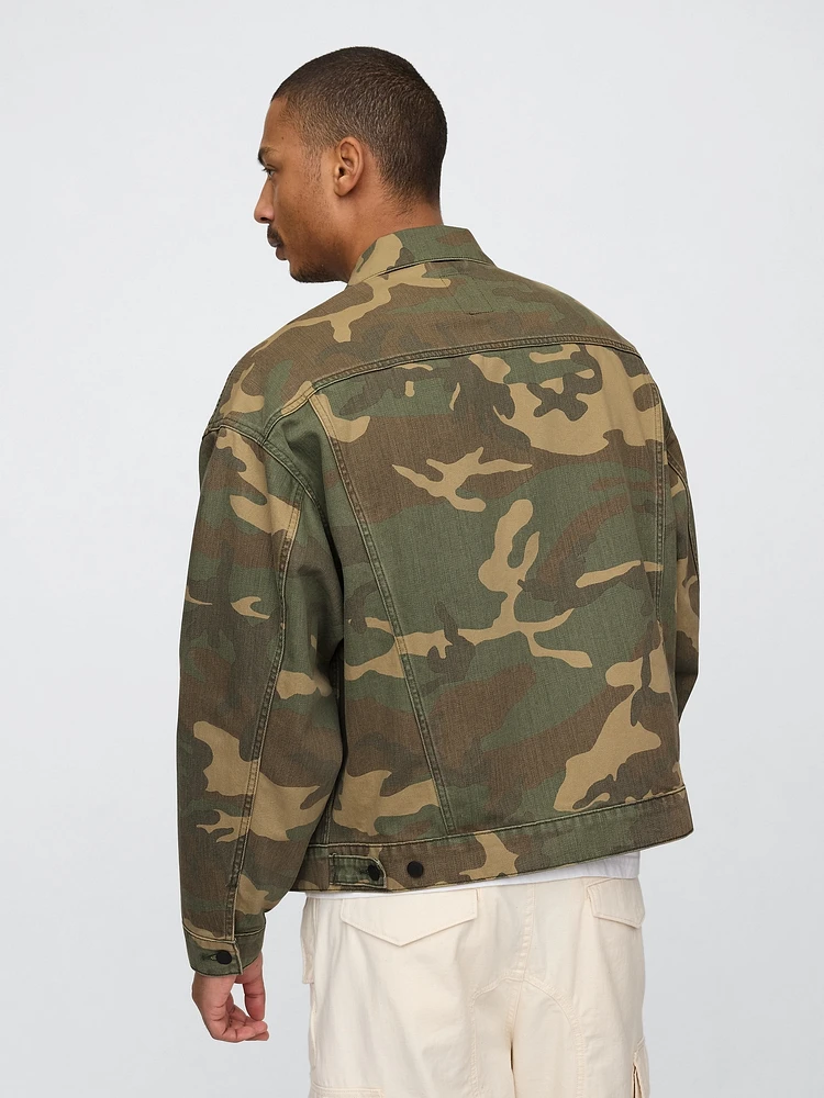 Camo Icon Denim Jacket