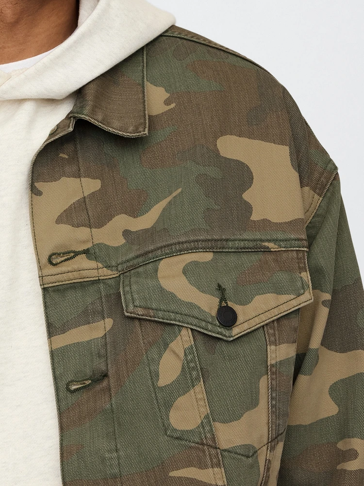 Camo Icon Denim Jacket