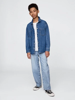 Kids UltraSoft Pull-On Carpenter Jeans