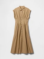 Poplin Midi Shirtdress