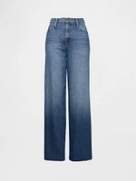 Mid Rise Cargo Baggy Jeans