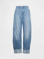 High Rise Barrel Jeans