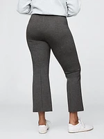 High Rise Ponte Crop Kick Pants