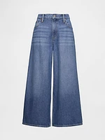 Mid Rise UltraSoft Crop Baggy Jeans