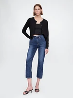 High Rise Capri Jeans