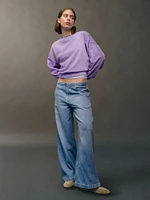 Mid Rise Cargo Baggy Jeans