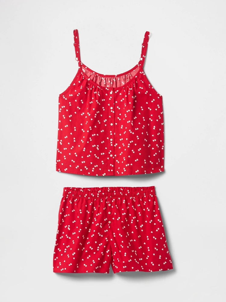 Poplin PJ Short Set