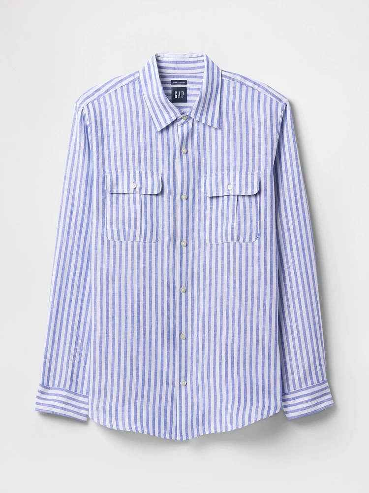 100% Linen Classic Shirt
