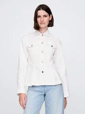 Cinched Denim Jacket