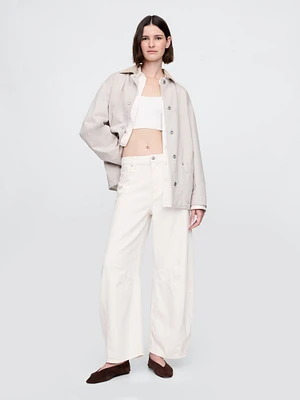 High Rise Horseshoe Jeans