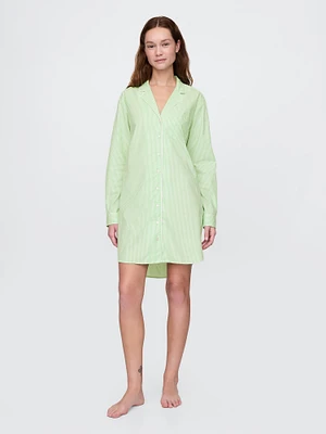 Poplin PJ Shirtdress