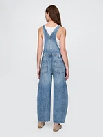 UltraSoft Denim Horseshoe Overalls