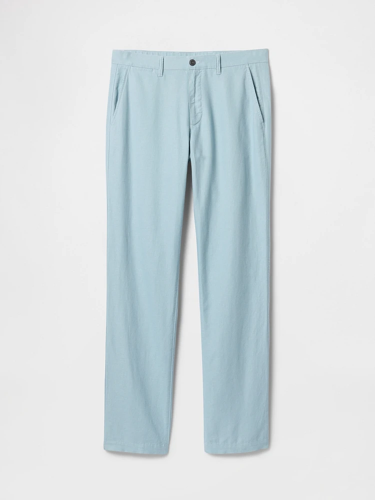 Linen-Cotton Khakis