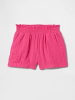 Baby & Toddler Crinkle Gauze Pull-On Shorts