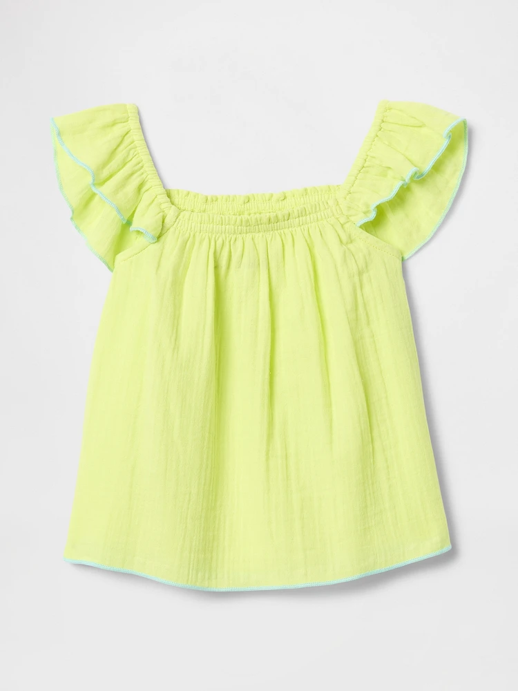 Baby & Toddler Crinkle Gauze Top