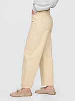 High Rise Barrel Jeans