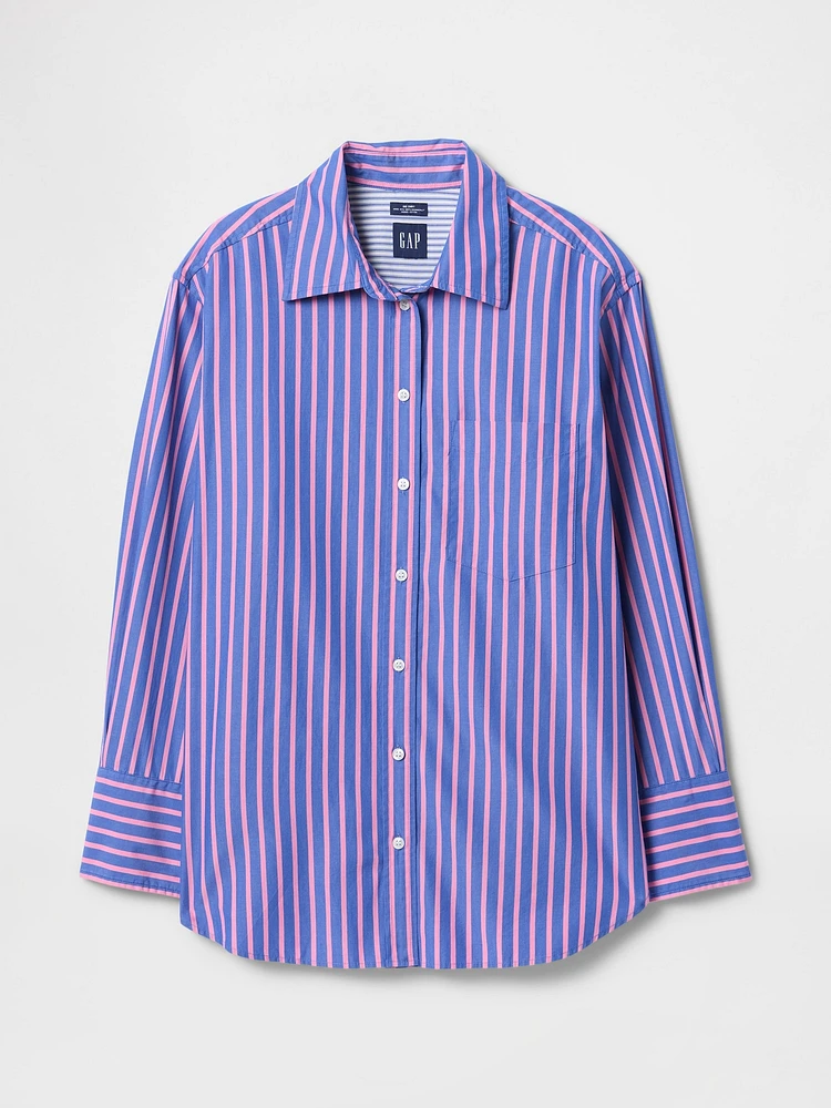 Organic Cotton Poplin Big Shirt