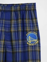 Kids NBA Golden State Warriors Flannel PJ Pants