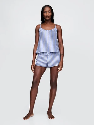 Poplin PJ Short Set