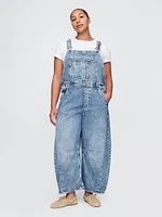 UltraSoft Denim Horseshoe Overalls