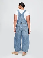 UltraSoft Denim Horseshoe Overalls