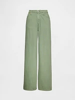 Mid Rise Cargo Baggy Jeans