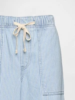 Mid Rise Knit Easy Baggy Jeans