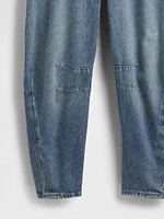 UltraSoft Denim Horseshoe Overalls