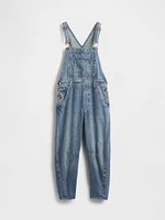 UltraSoft Denim Horseshoe Overalls