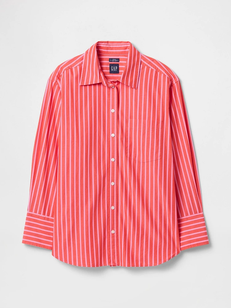 Organic Cotton Poplin Big Shirt