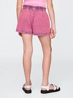 Kids Denim Easy Shorts
